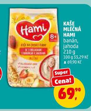 KAŠE MLÉČNÁ HAMI, 210 g Penny Market