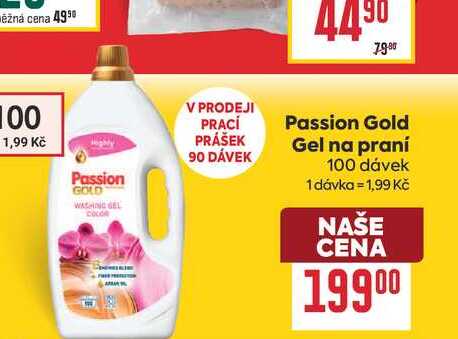 Passion Gold Gel na praní 100 dávek