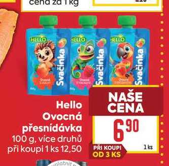 Hello Ovocná přesnídávka 100 g 
