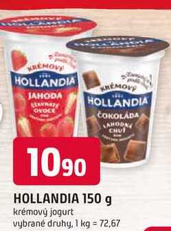 Hollandia Krémový jogurt jahoda 150g