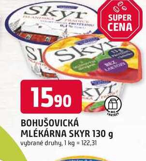 Bohušovická mlékárna Skyr 130g