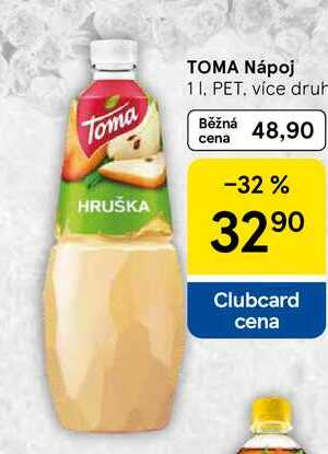Toma nápoj, PET, 1 l 