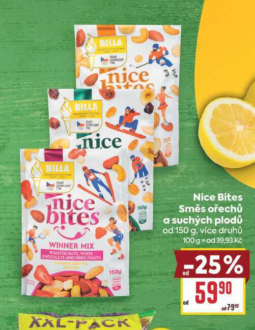 Nice Bites Směs ořechů a suchých plodů od 150 g
