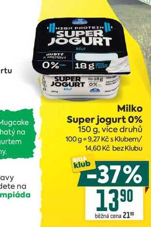 Milko Super jogurt 0% 150 g