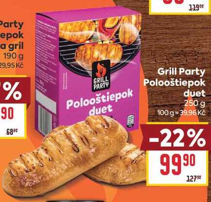 Grill Party Polooštiepok duet 250 g