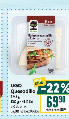 UGO Quesadilla 170 g 