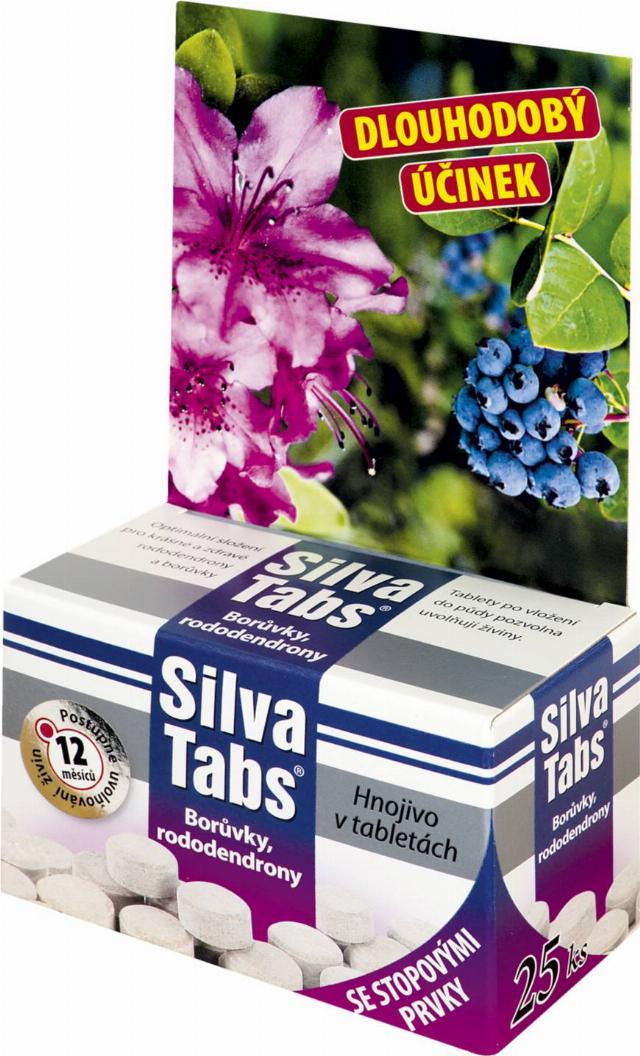 SILVA TABS Borůvky a rododendrony hnojivo ve formě tablet