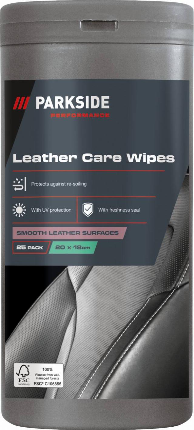 PARKSIDE PERFORMANCE Čisticí ubrousky na kůži