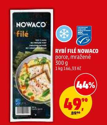 RYBÍ FILÉ NOWACO, 300 g 