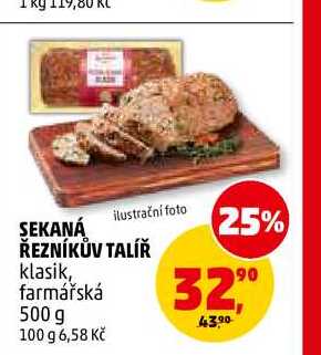 SEKANÁ ŘEZNÍKŮV TALÍŘ, 500 g 