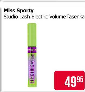 Miss Sporty Studio Lash Electric Volume řasenka Teta drogerie