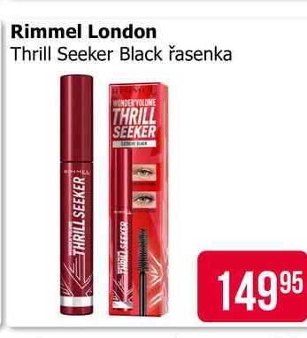 Rimmel London Thrill Seeker Black řasenka