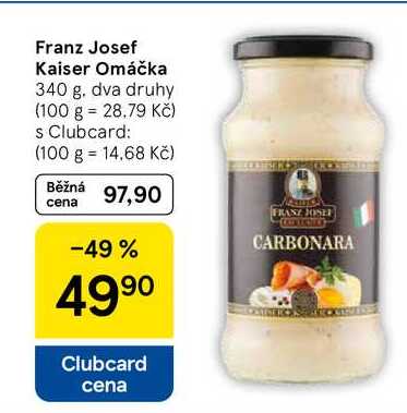 Franz Josef Kaiser Omáčka, 340 g 