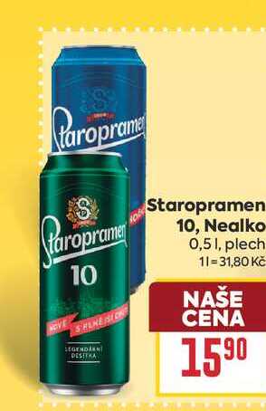 Staropramen 10, 0,5l, plech