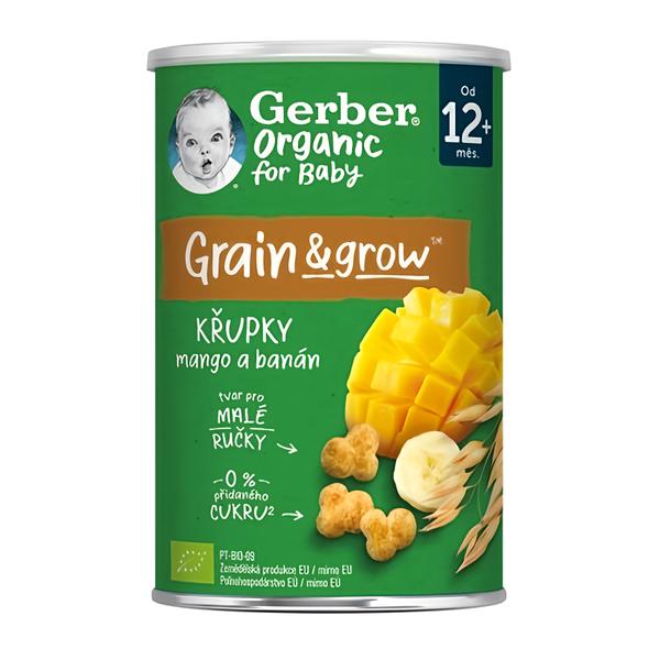 Gerber Organic křupky s mangem a banánem