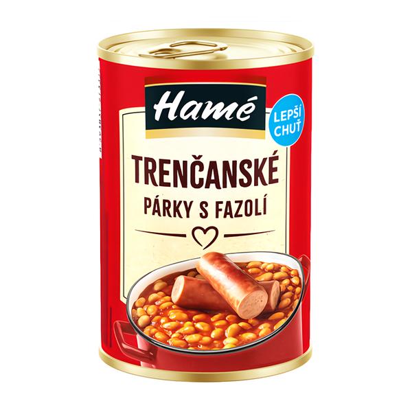 Hamé Trenčanské párky s fazolí