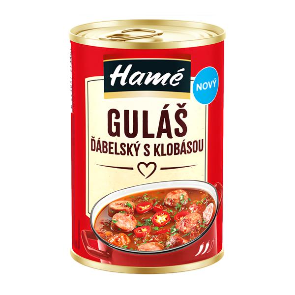 Hamé Guláš ďábelský s klobásou