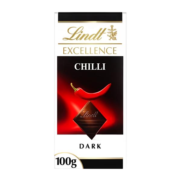 Lindt Excellence hořká čokoláda s chilli extraktem