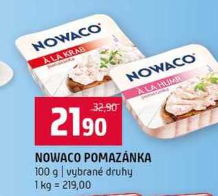 NOWACO POMAZÁNKA 100 g vybrané druhy 