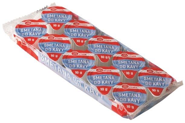 VÁŠ VÝBĚR Smetana do kávy 10× 10 g, 100 g