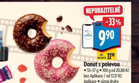  Donut s polevou 55-57 g 