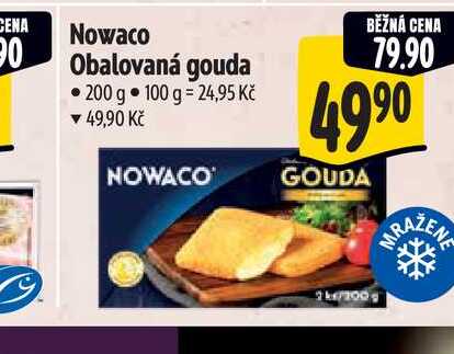   Nowaco Obalovaná gouda 200 g 