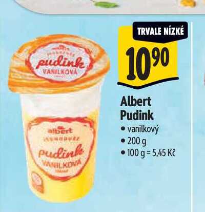   Albert Pudink vanilkový  200 g 