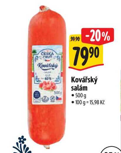   Kovářský salám  500g 