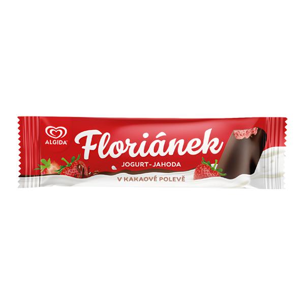 Algida Floriánek Jogurt - Jahoda v kakaové polevě