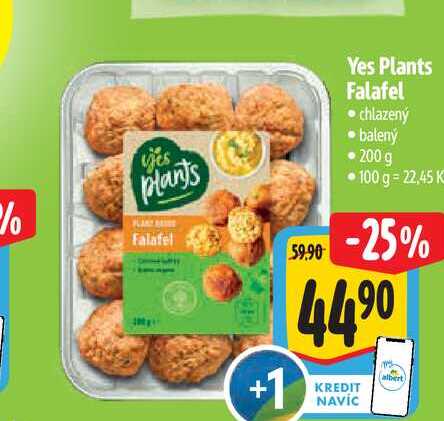   Yes Plants Falafel 200 g