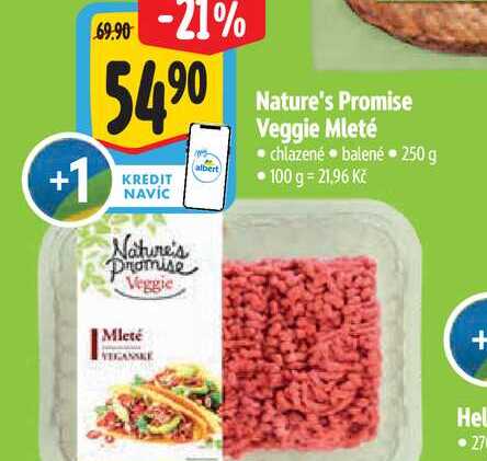   Nature's Promise Veggie Mleté  250 g