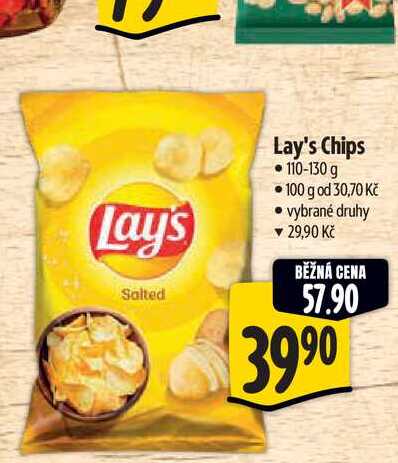  Lay's Chips  110-130 g  