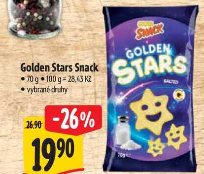 Golden Stars Snack 70 g 