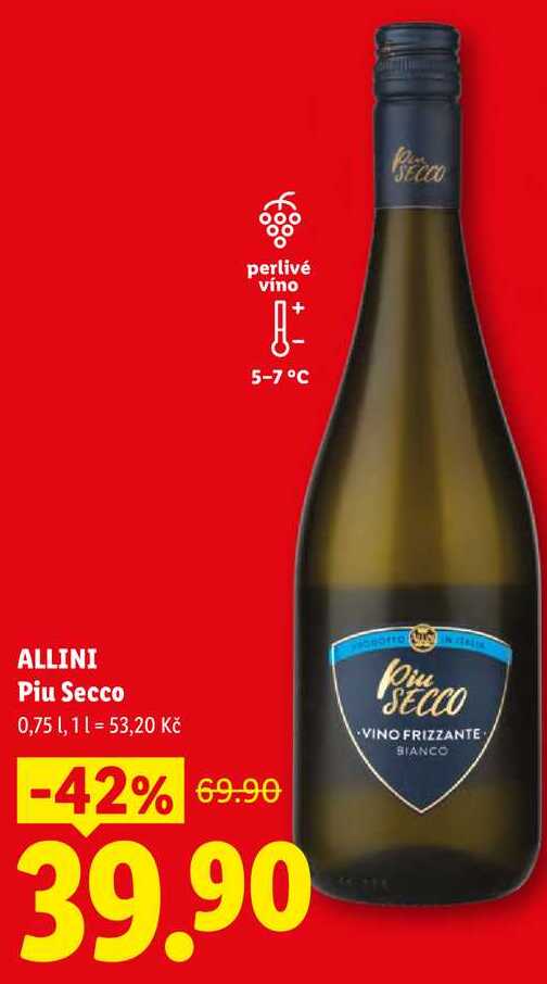 ALLINI Piu Secco, 0,75 l