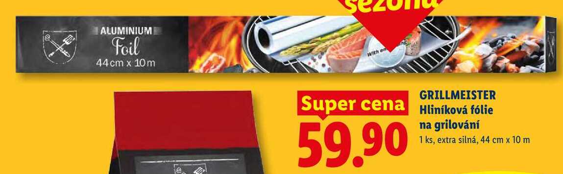 GRILLMEISTER Hliníková fólie na grilování 