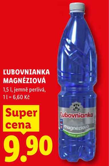 ĽUBOVNIANKA MAGNÉZIOVÁ, 1,5 l