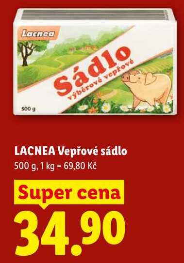 LACNEA Vepřové sádlo, 500 g
