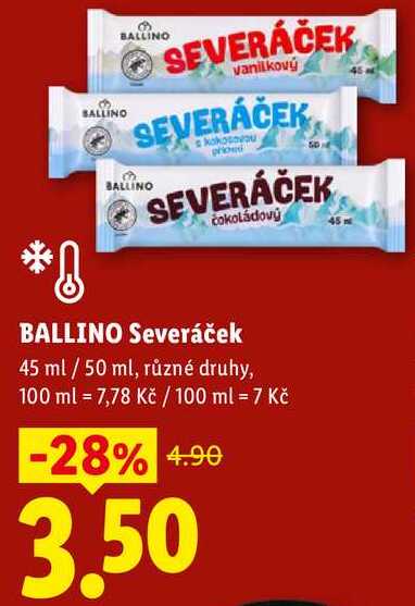 BALLINO Severáček, 45 ml/50 ml