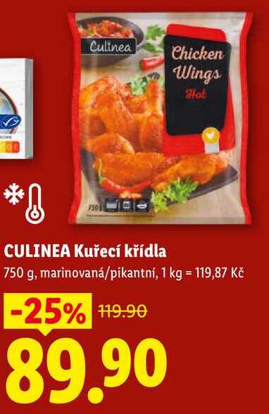 CULINEA Kuřecí křídla, 750 g