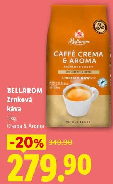 BELLAROM Zrnková káva, 1 kg