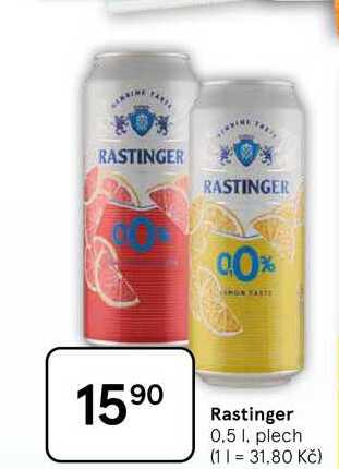 Rastinger, 0.5 l, plech  