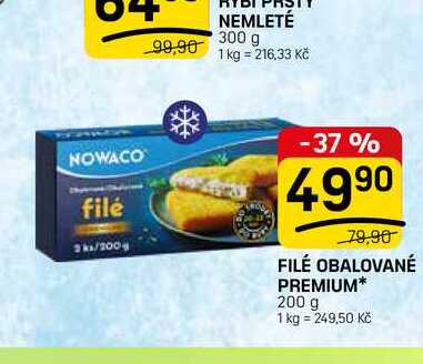 FILÉ OBALOVANÉ PREMIUM* 200 g
