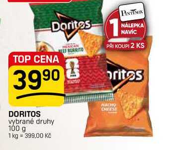 DORITOS vybrané druhy 100 g