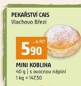 MINI KOBLIHA 40 g s ovocnou náplní