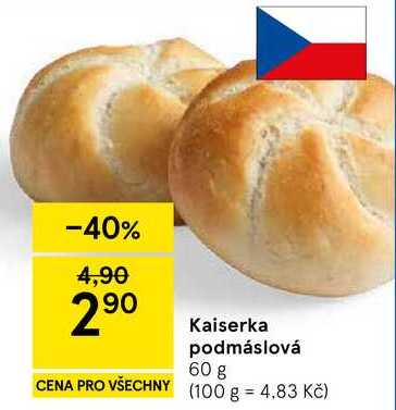 Kaiserka podmáslová, 60 g 