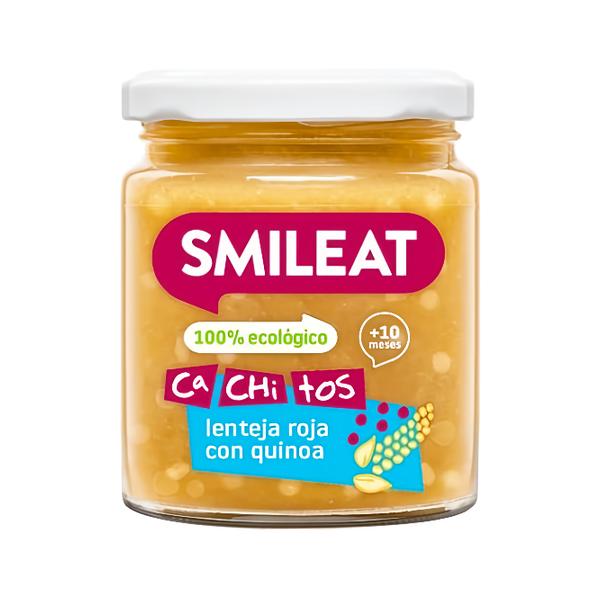 Smileat BIO Příkrm s kousky quinoa, červená čočka, zelenina s extra panenským olivovým olejem Košík.cz
