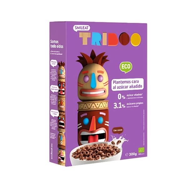 Smileat BIO Dětské cereální kakaové kroužky s rostlinnými proteiny bez přidaného cukru Košík.cz