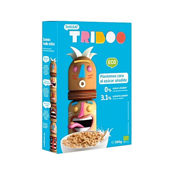 Smileat BIO Dětské cereální kroužky s rostlinnými proteiny bez přidaného cukru