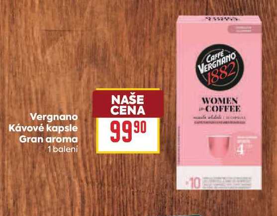 Vergnano Kávové kapsle Gran aroma 1 balení