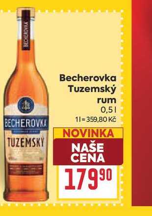 Becherovka Tuzemský rum 0,5l